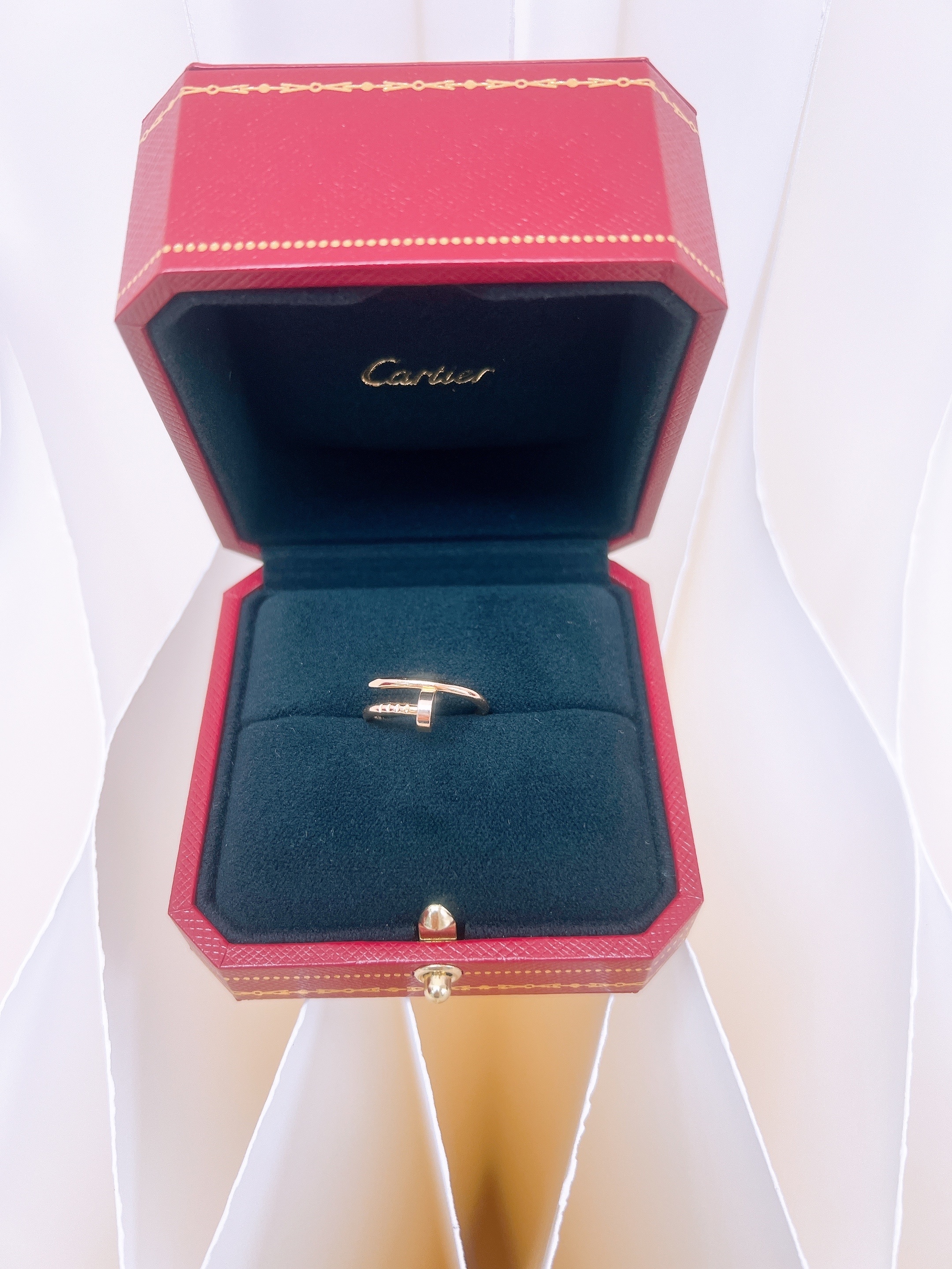 (size 46) Cartier juste en clou ring rose gold