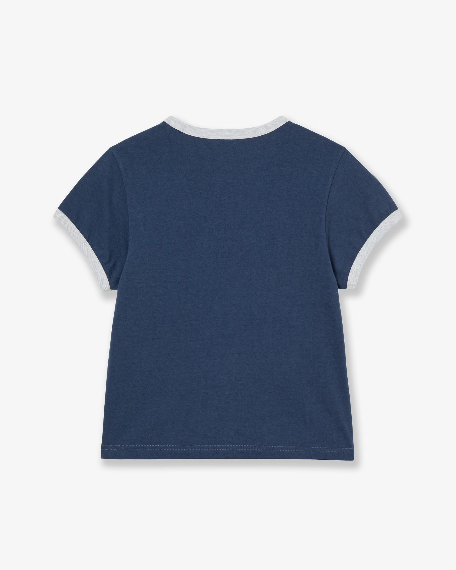 AEAE Web Logo 撞色領 TEE 靛藍 AE46SWTS002IND