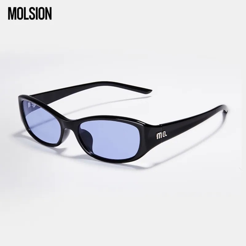 【Luxury】 張凌赫代言 MOLSION 陌森眼鏡 幾何鏡 窄框 墨鏡 TR 超輕量 兩款 非偏光 小卡/冰箱貼/海報(依照廠商出貨) MM5000A17