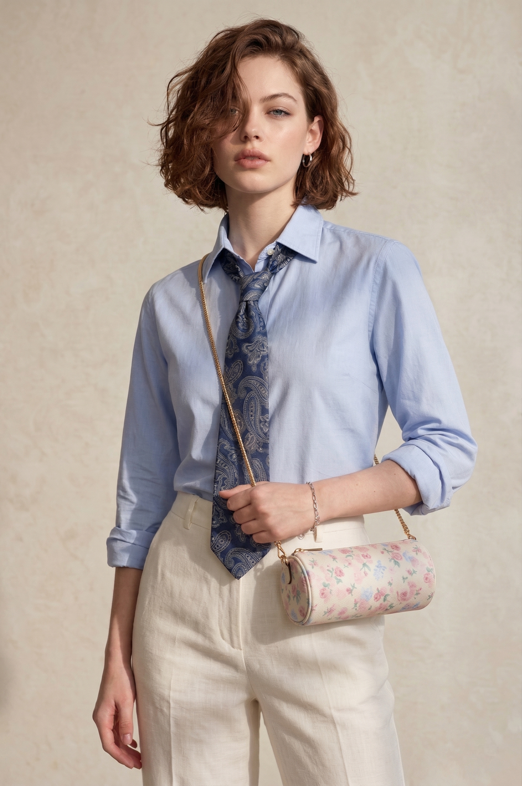 The Provence Dawn cylindrical bag