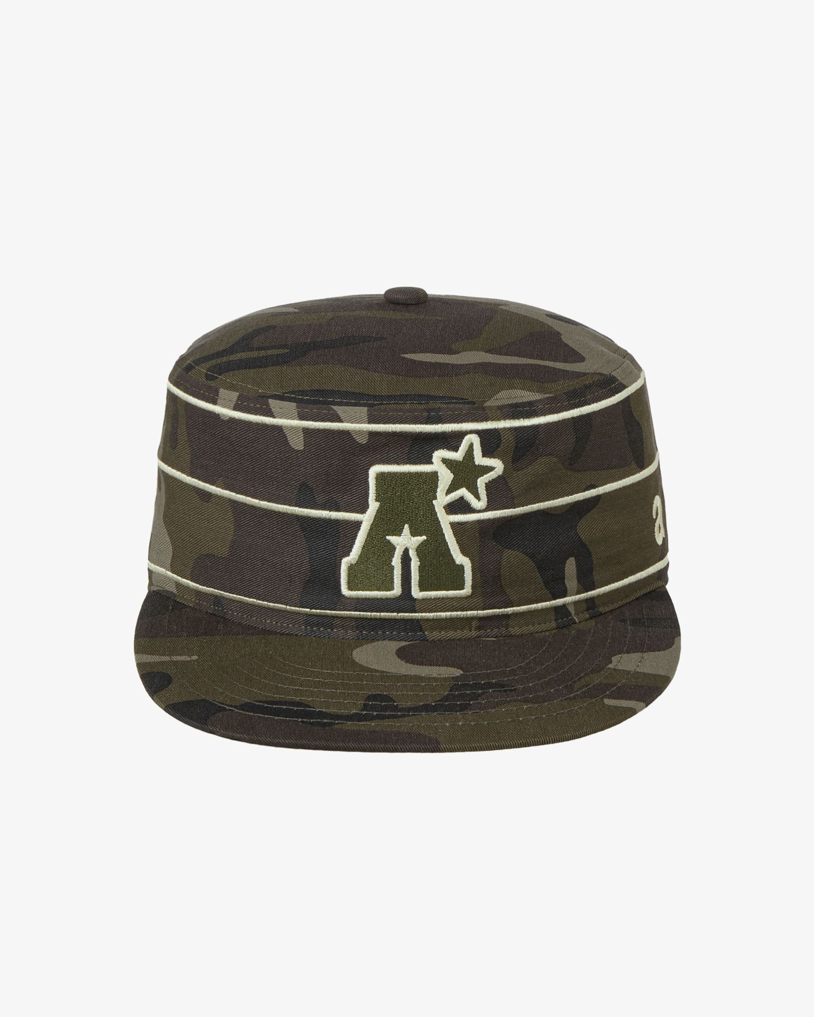 AEAE A字母迷彩藥盒帽 AE46SWCA005CAM