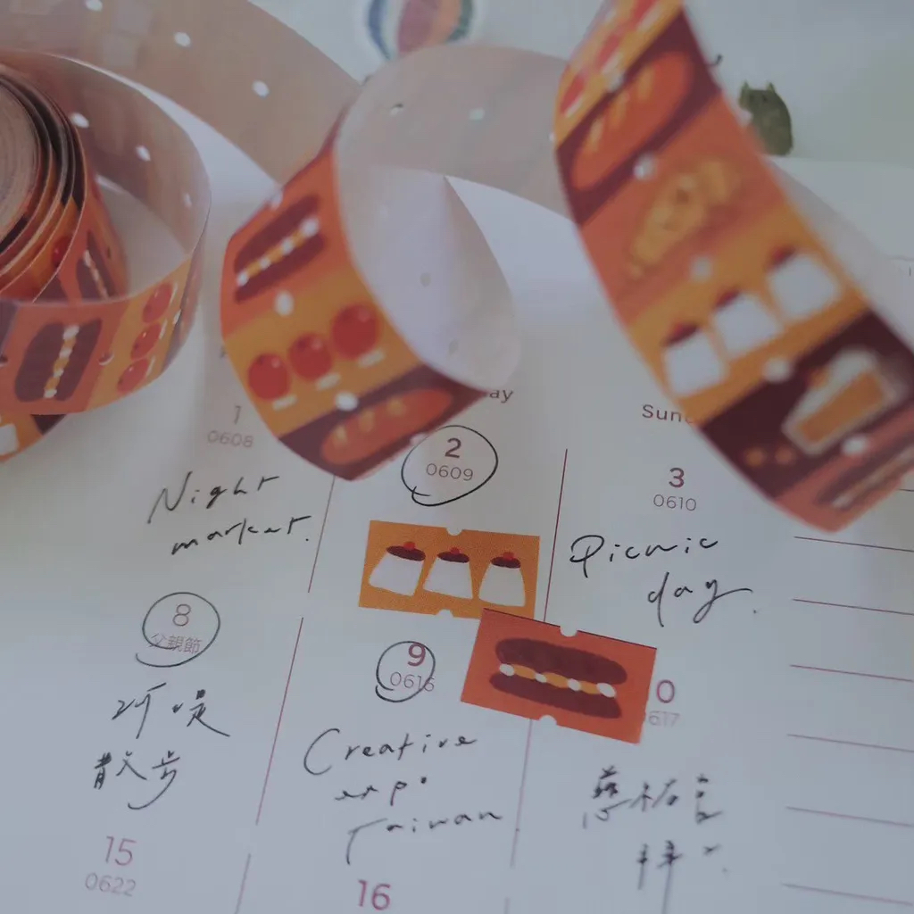 Sweet Time 標籤貼紙卷｜茄子先生