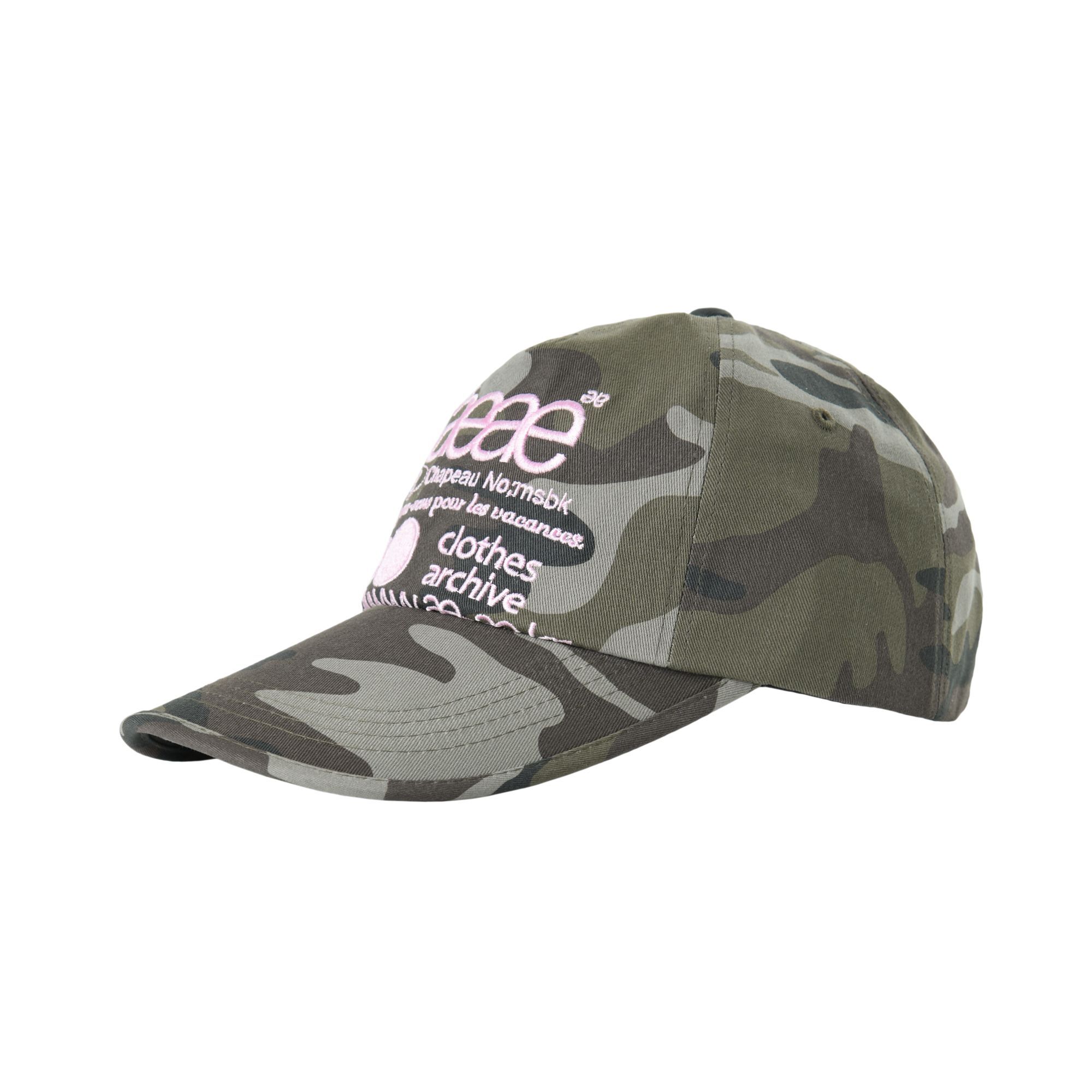 AEAE 迷彩五分割棒球帽 綠色 A233UAA05GE