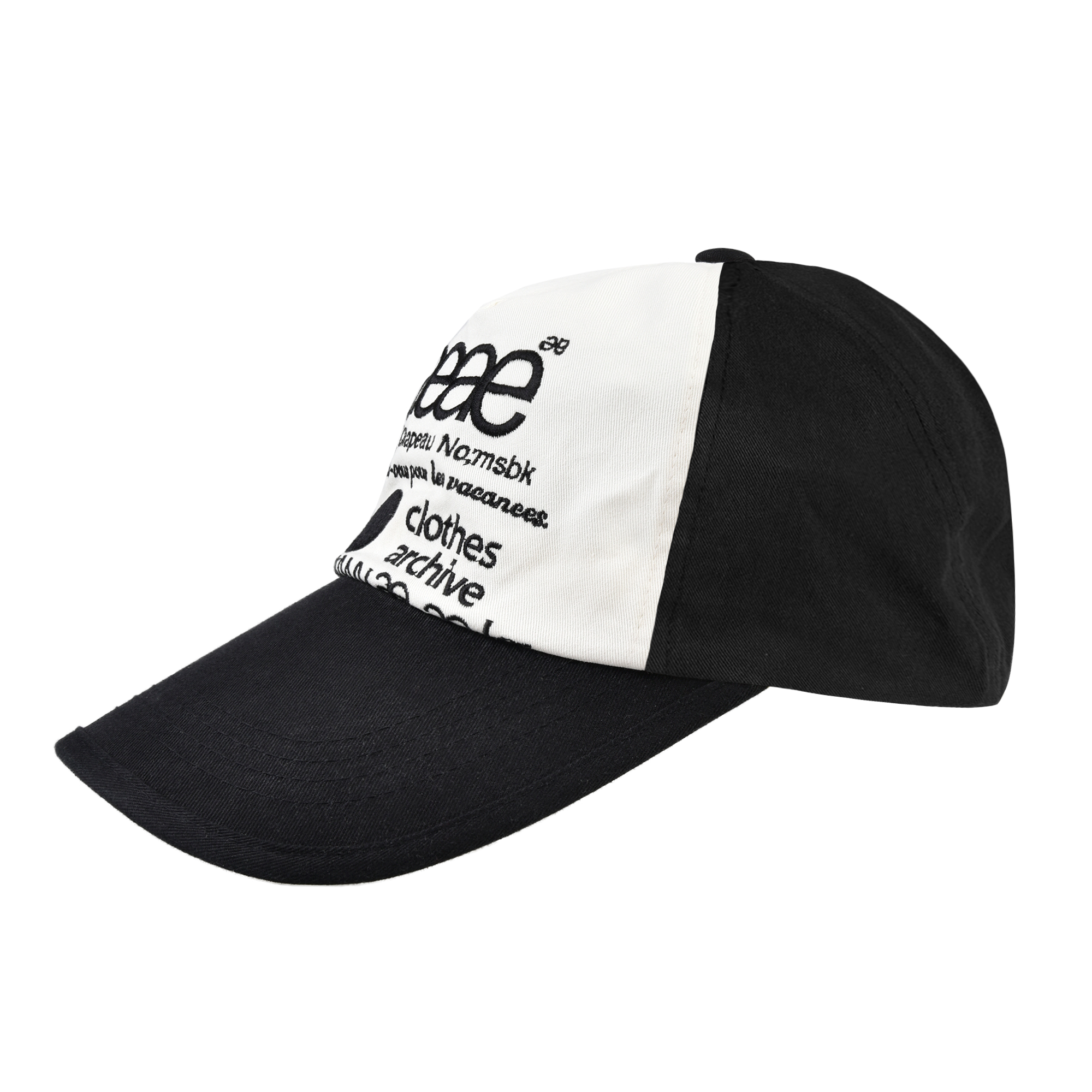 AEAE 撞色老帽 黑白 A231UAA05BW