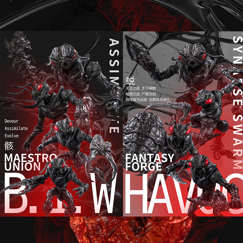 (Pre-Order) HAVOC×Maestro Union -B.I.W BIO-INSECT WEAPON 1/12 "Full Case 8 figures Set (T1+T2)" + Hidden accessory
