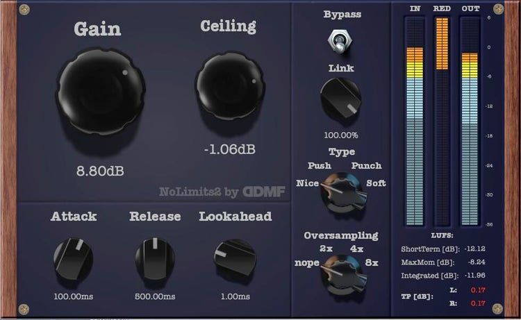 DDMF NOLIMITS2｜母帶限制器