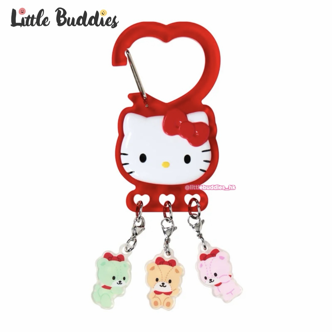 日本 Sanrio 與好朋友在一起系列 半立體公仔頭亞加力爬山扣連吊飾