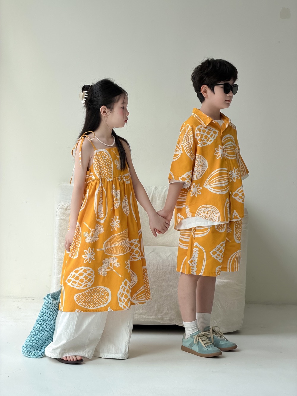 兄弟姐妹一起穿_熱帶水果套裝/洋裝