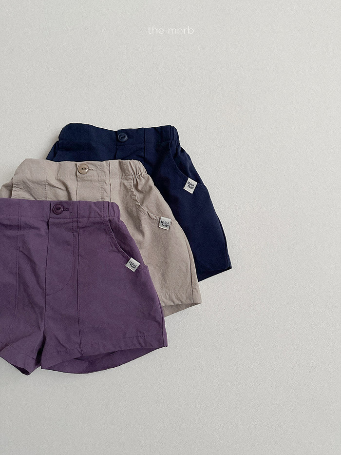 正韓夏minirobe 三色小標a字短褲