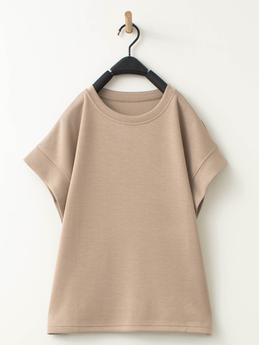 空氣棉連袖上衣鬆緊腰紋理打褶短褲組合