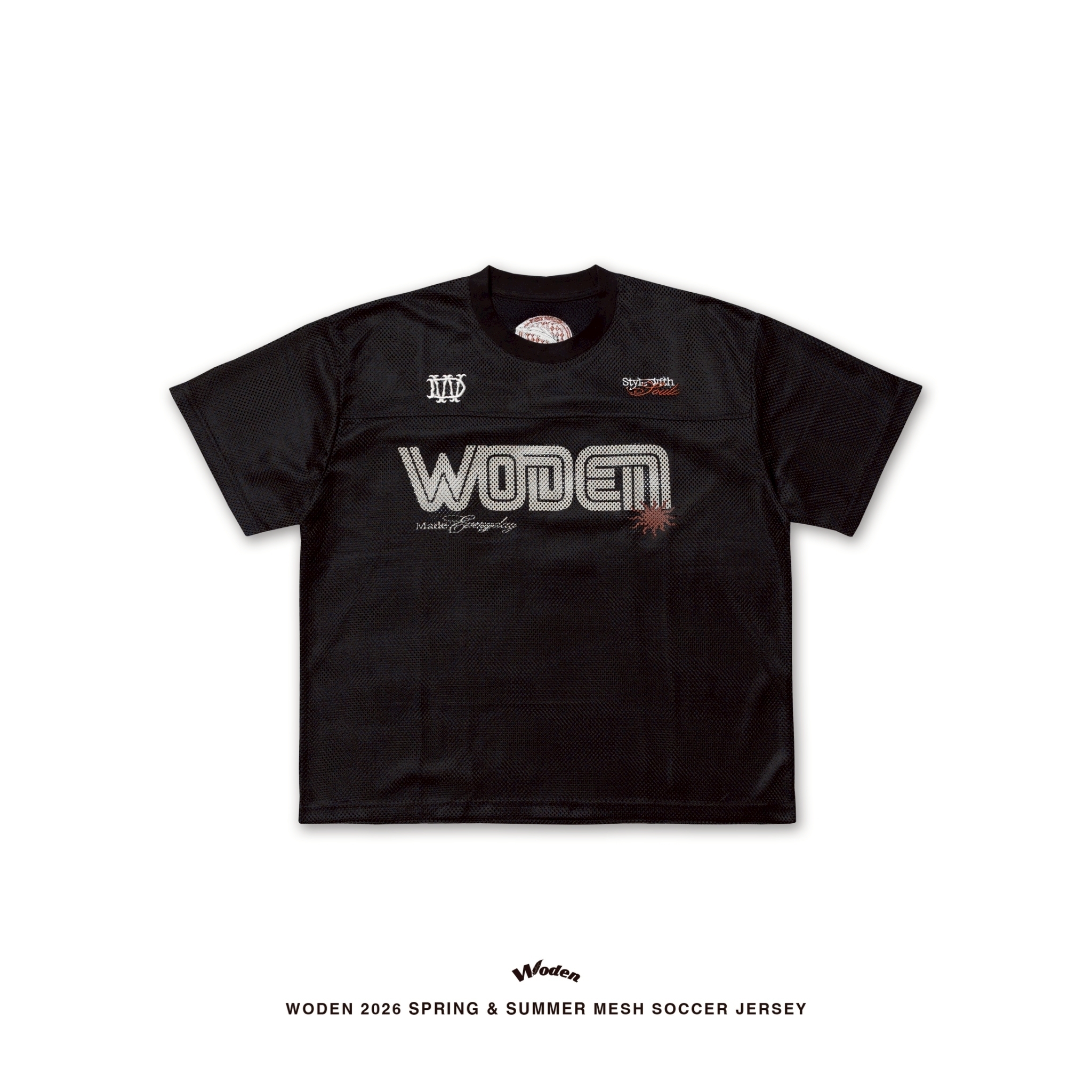 WODEN 2026 Spring & Summer 008 Mesh Soccer Jersey