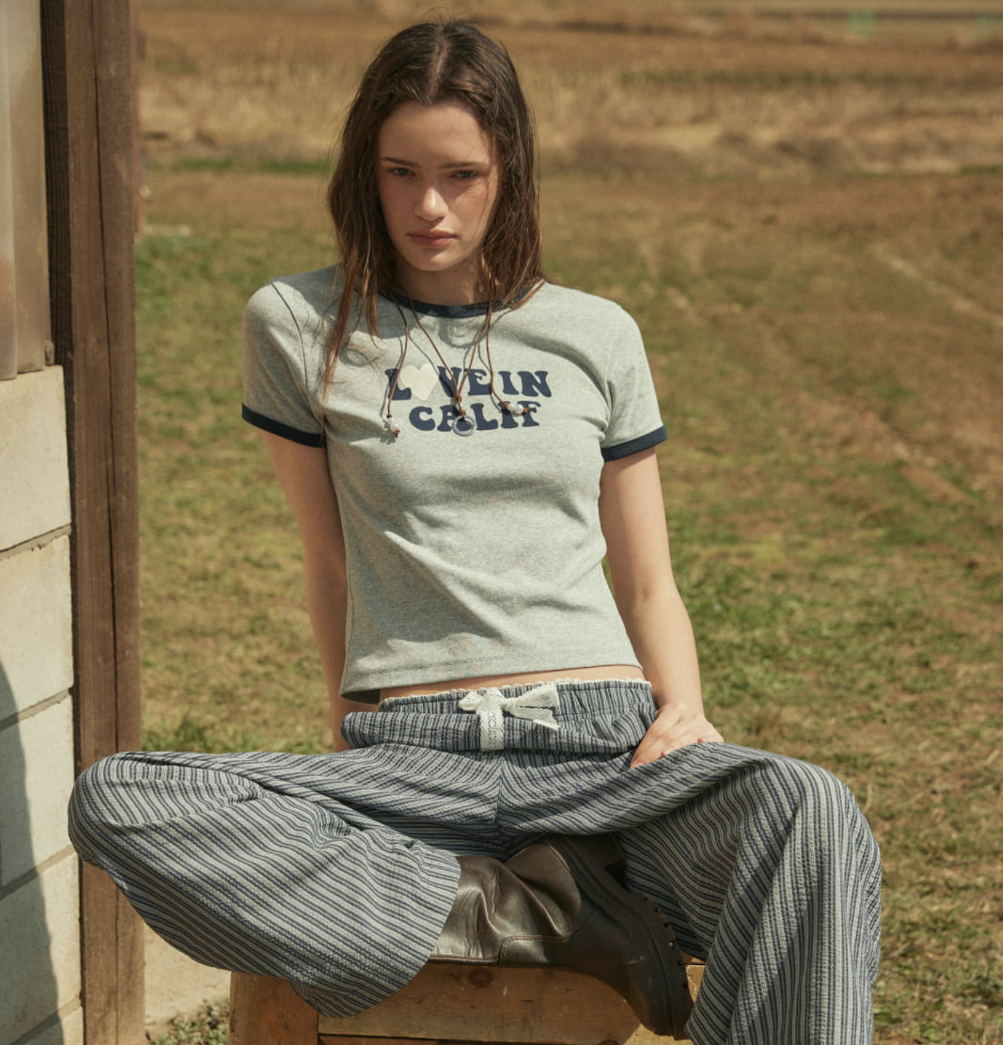 【入LIVECODE一件減至$178😱🔥！】【WHO.A.U春夏開季🔥】Letter Ringer T-Shirt (3 Colors)