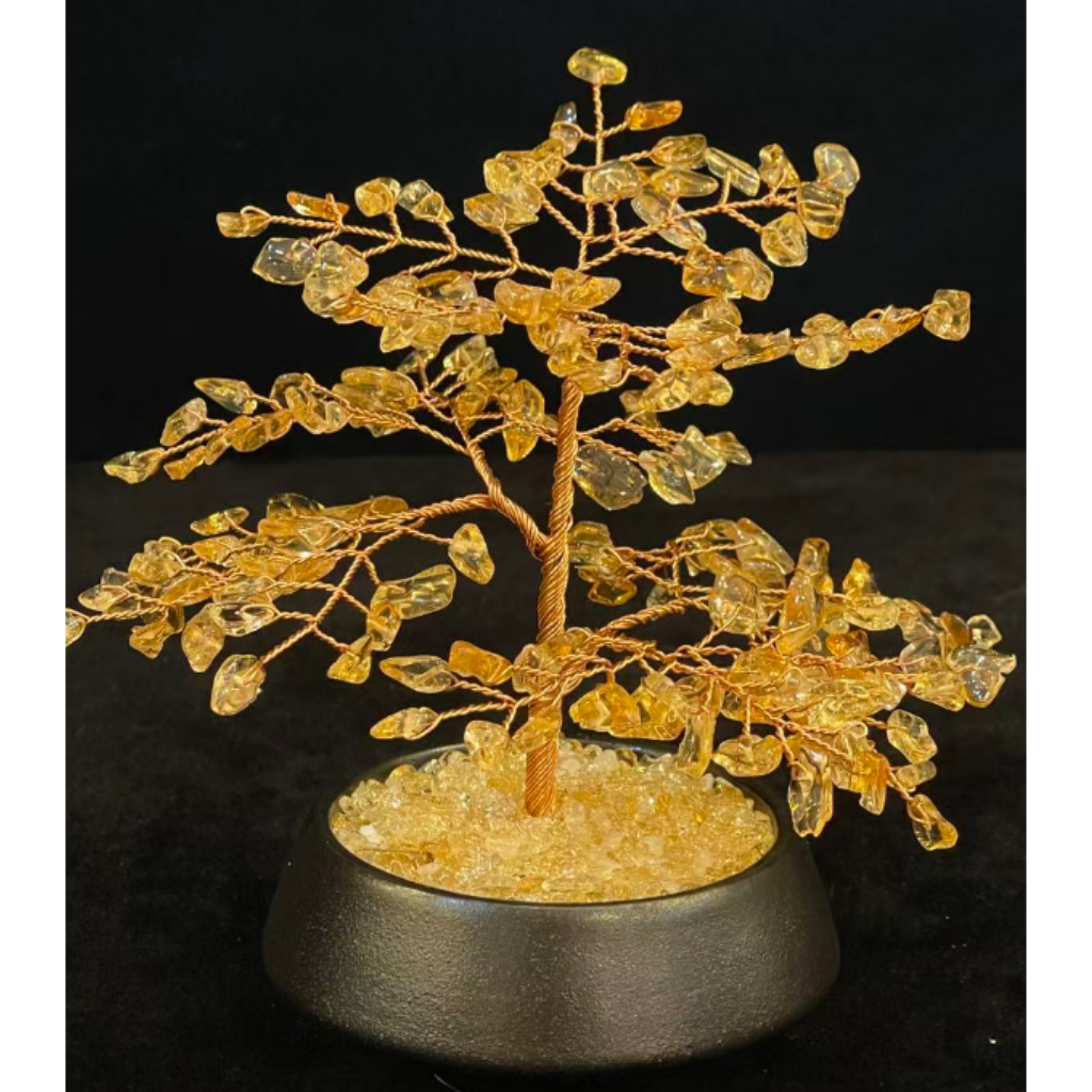 HKHG0412-023 巴西黃水晶樹 16cm (A23)
