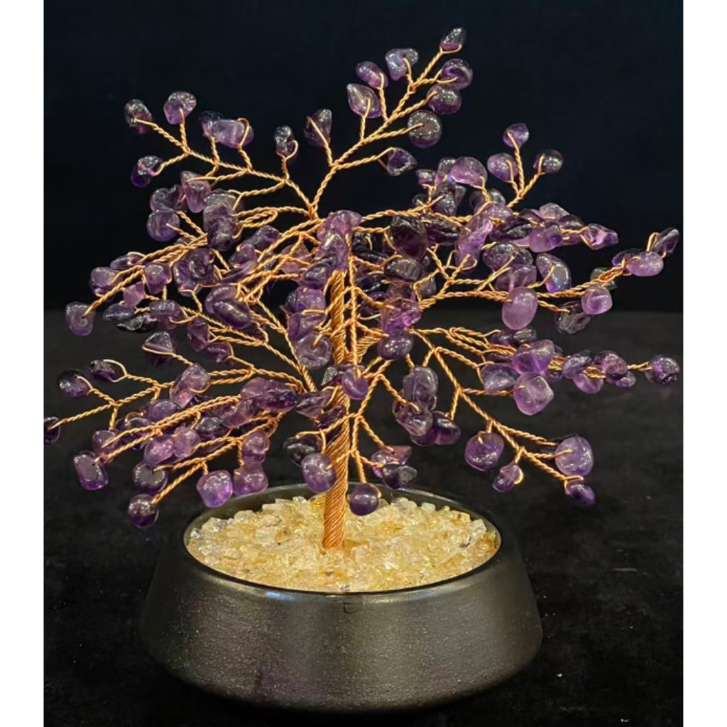 HKHG0412-024 巴西紫水晶樹 16CM (A24)