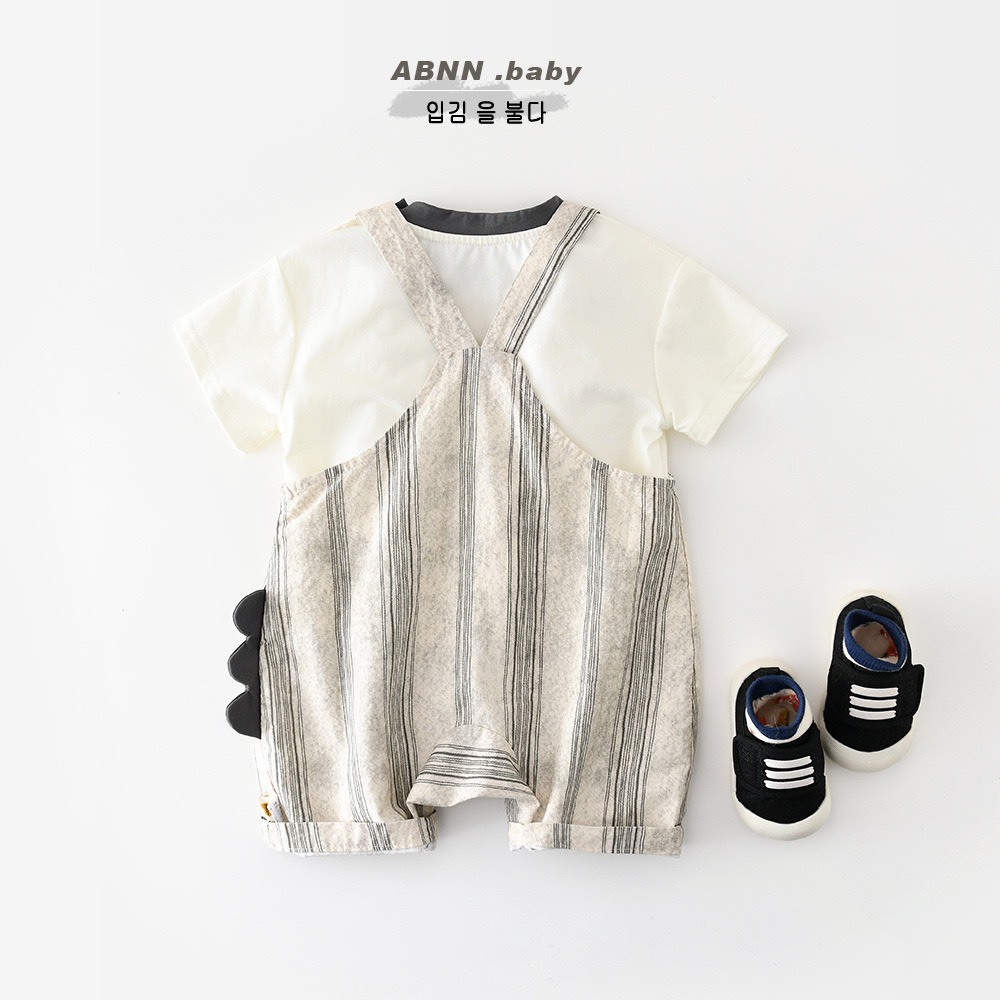 恐龍短袖吊帶套裝