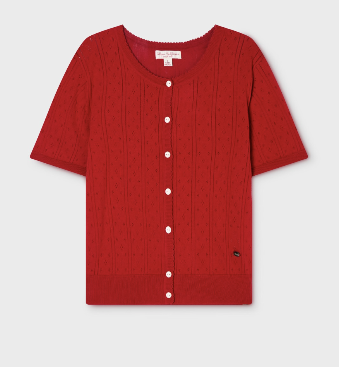 【入LIVECODE一件減至$238😱🔥！】【WHO.A.U春夏開季🔥】Punching Skashi Short Sleeve Cardigan (3 Colors)