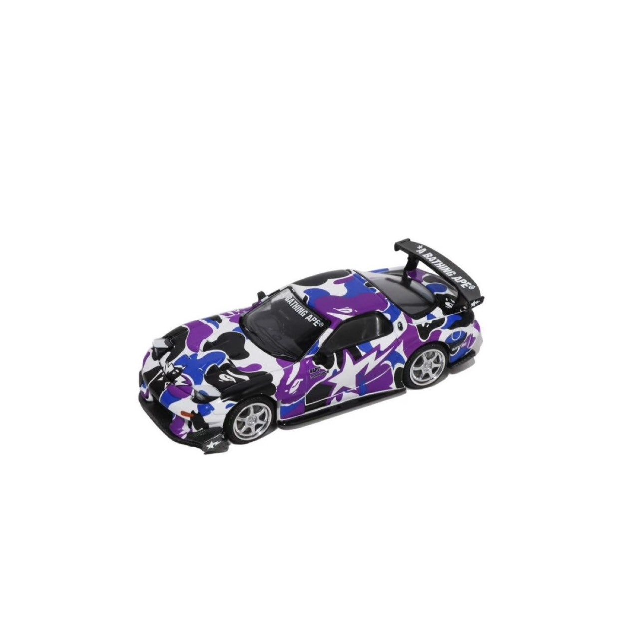 A BATHING APE BAPE HONG KONG 香港 20 週年限定 RX-7 模型車 黑紫迷彩-001FGM221301M