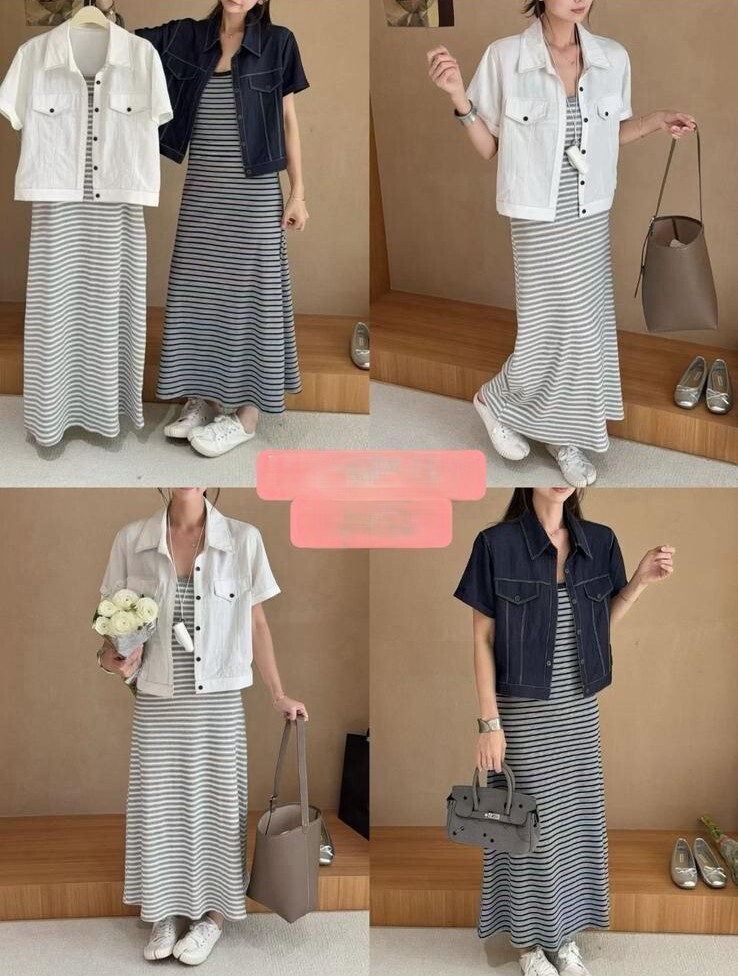 KT07    ( 1SET )外:胸 41 長20.5 /     裙: 胸 32 37   腰   34-40 HIP46   長48       $549 (一口價)