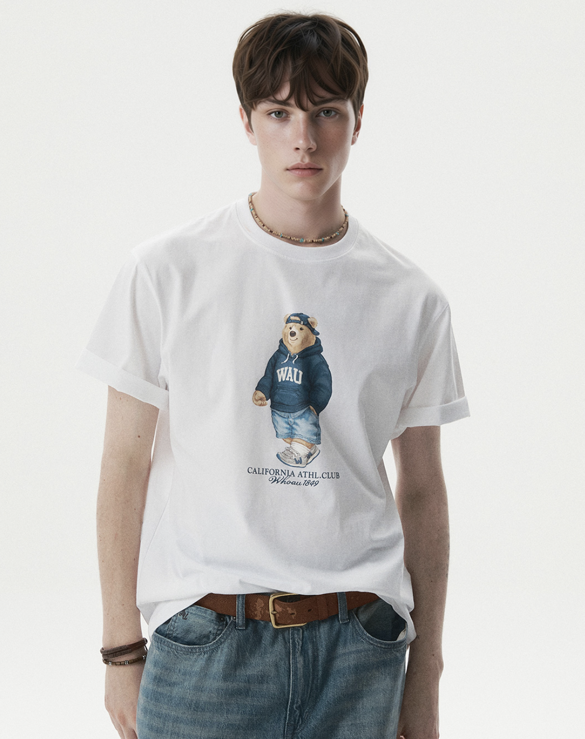 【入LIVECODE一件減至$188😱🔥！】【WHO.A.U春夏開季🔥】Steve Photo T-shirt (4 Colors)