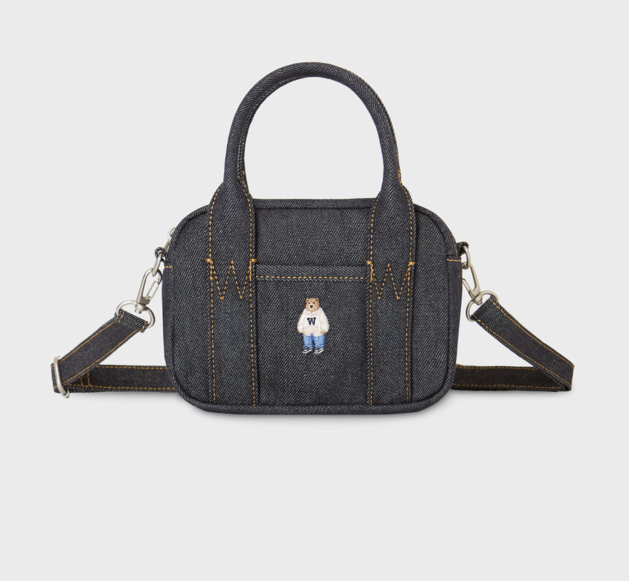 【入LIVECODE一件減至$238😱🔥！】【WHO.A.U春夏開季🔥】Steve Denim Pocket Cross Bag (2 Colors)