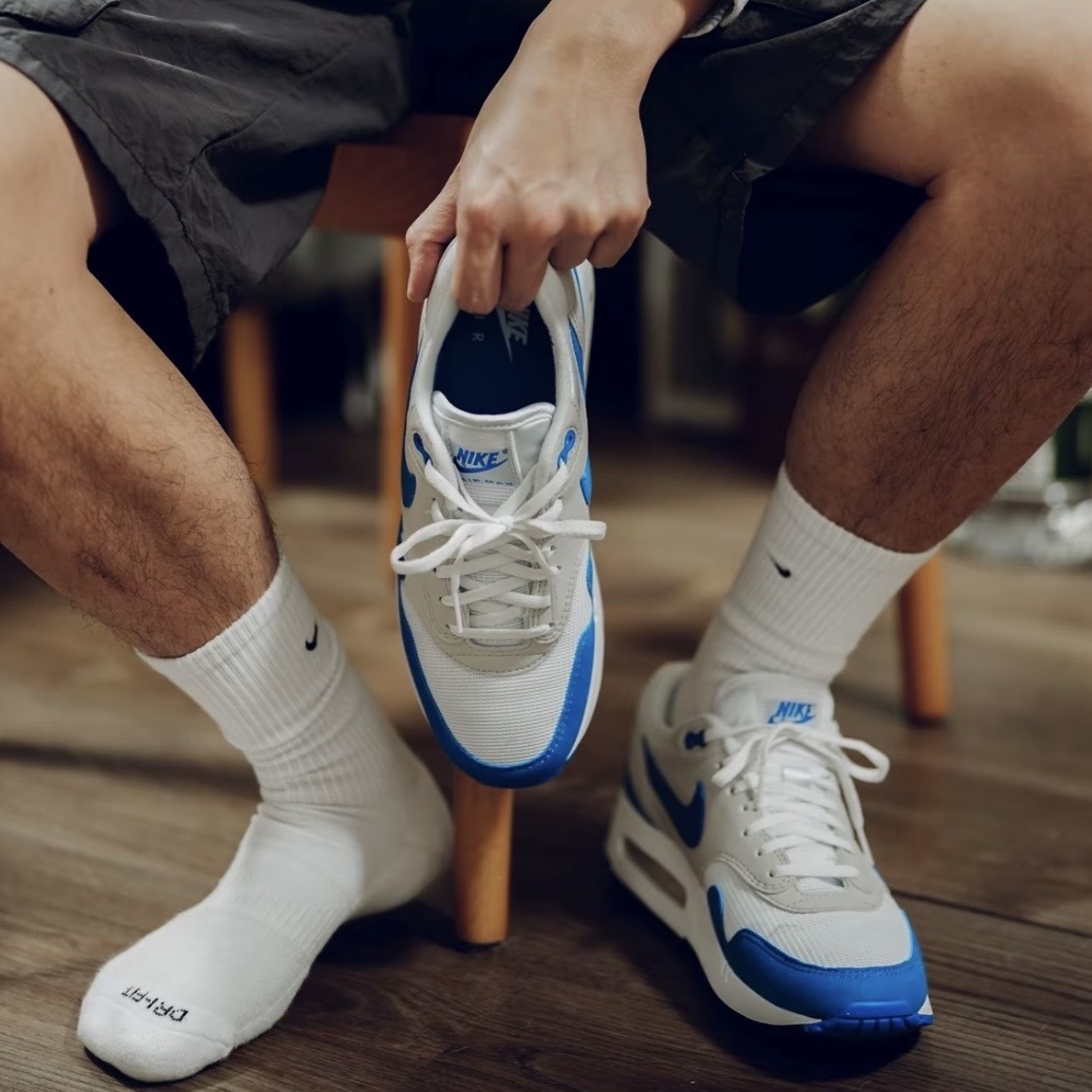 NIKE AIR MAX 1 86 藍白 皇家藍 氣墊 運動休閒 "ROYAL BLUE" DO9844-101