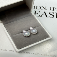 HKAG0412-011 經典戴妃款耳釘8mm (A11)