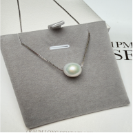 HKAG0412-023 白珍珠路路通項鏈 (A23)