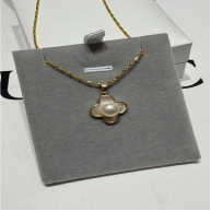 HKAG0412-043 幸運草珍珠吊墜 (A43)