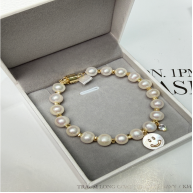 HKAG0412-045 珍珠設計款手鏈微笑 (A45)