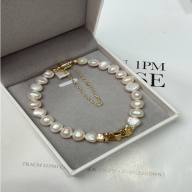 HKAG0412-048 碎金子珍珠手鏈 (A48)