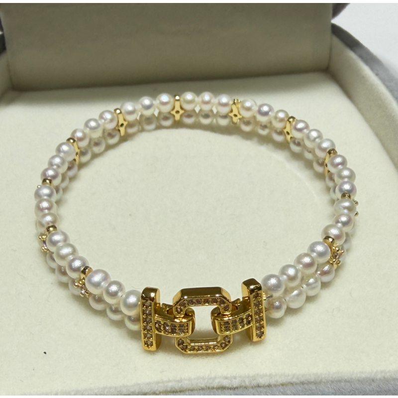 HKAG0412-052 珍珠手排4-4.5mm (A52)