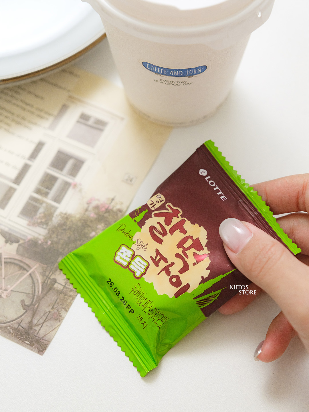 【預購】韓國 LOTTE 樂天 杜拜巧克力Q餅 杜拜巧克力麻糬派 300g 10入/盒