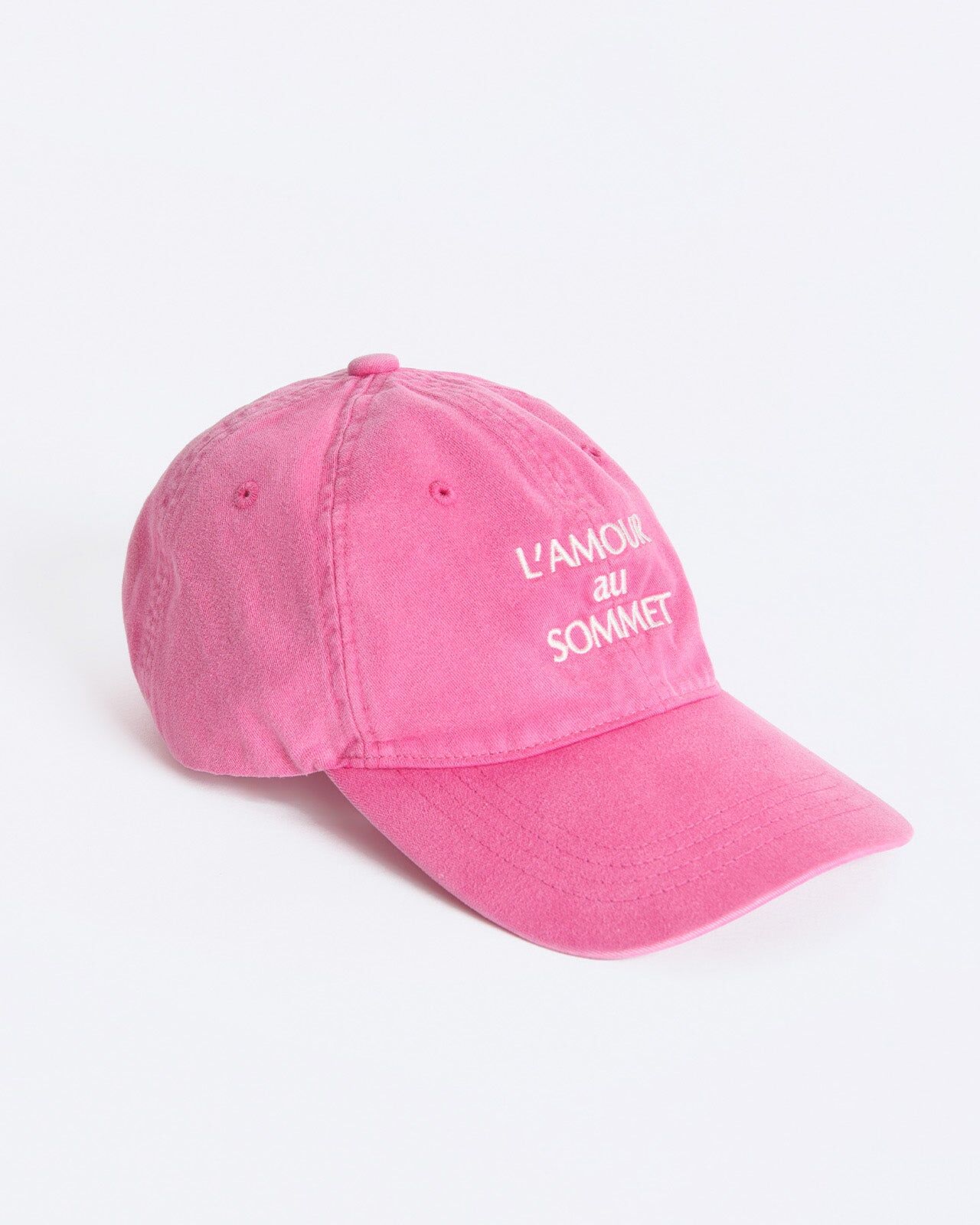 L'Amour Au Sommet Garment Dye Cap — Rose | émoi émoi
