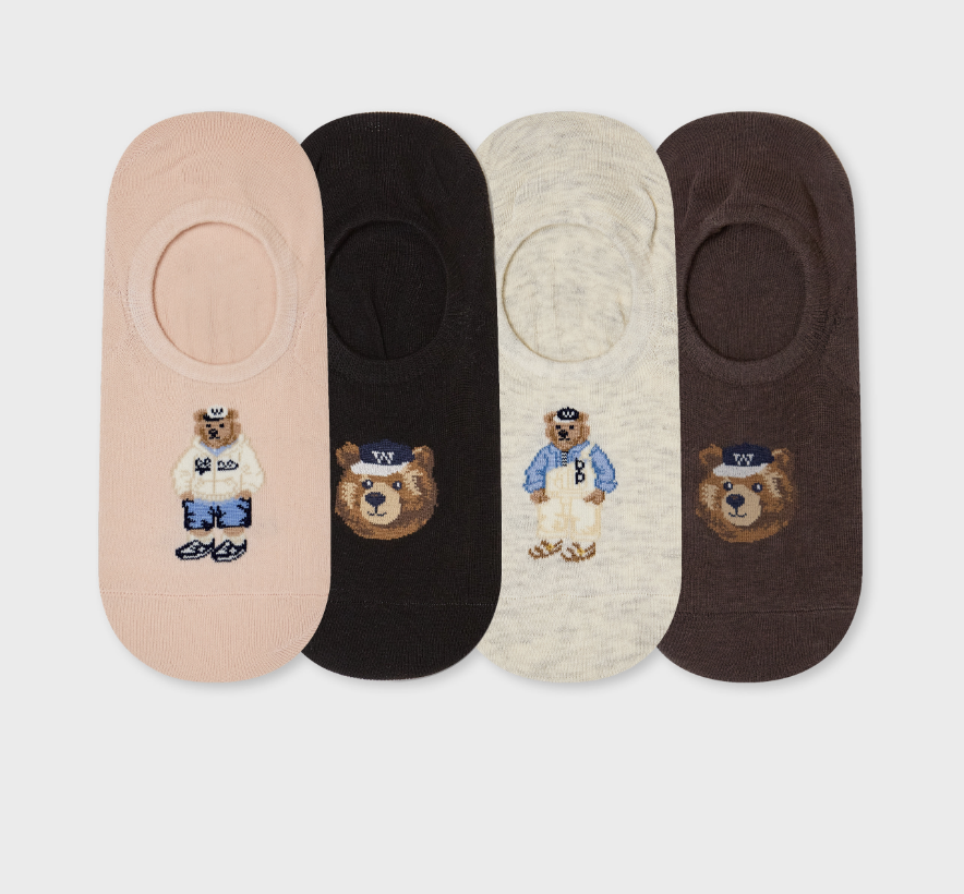 【入LIVECODE一件減至$99😱🔥！】【WHO.A.U春夏開季🔥】Steve Fake Socks (2 Colors)