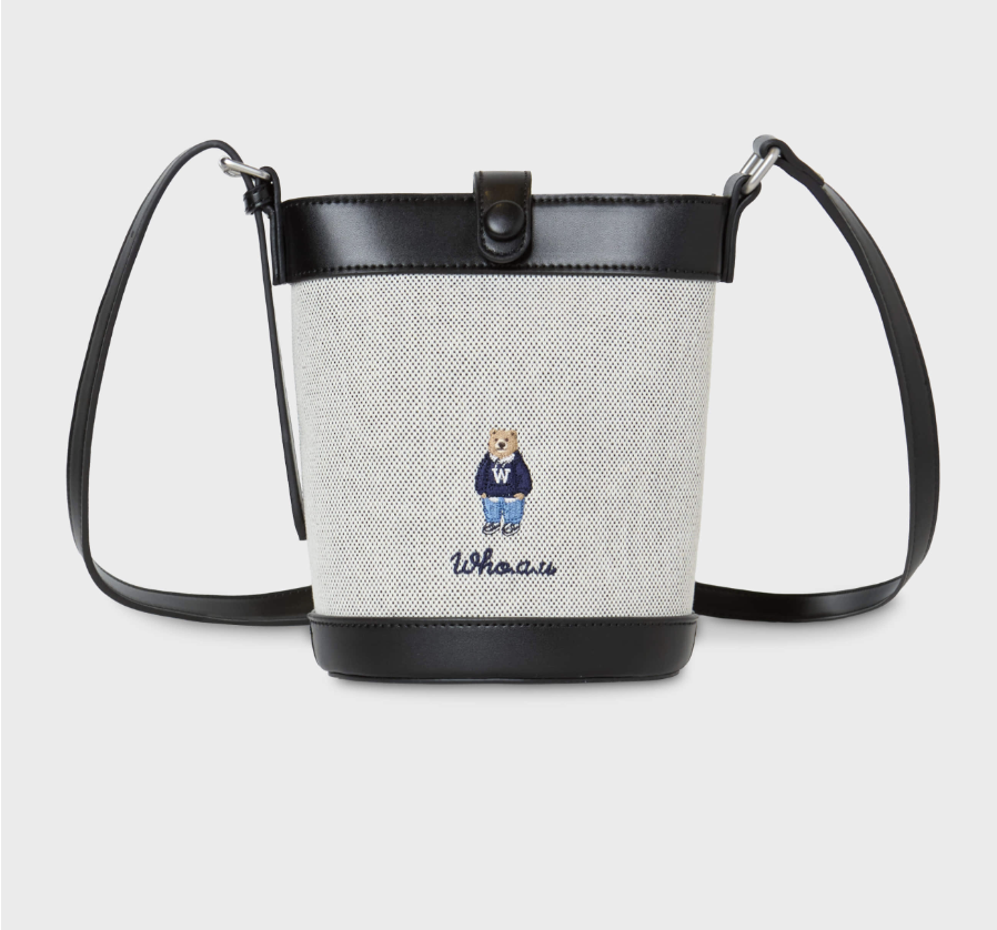 【入LIVECODE一件減至$238😱🔥！】【WHO.A.U春夏開季🔥】Steve Canvas Cross Bag (2 Colors)