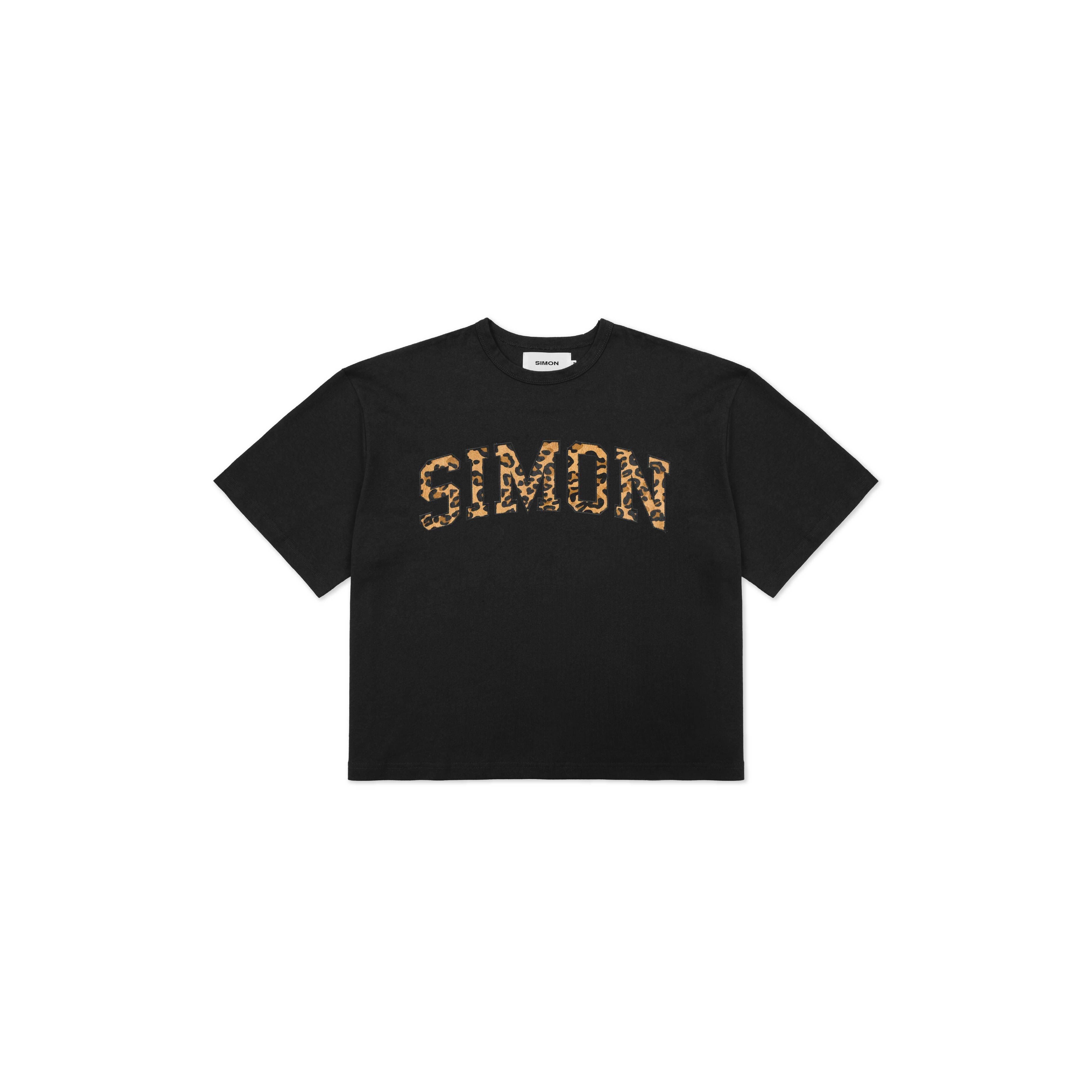 SIMON MADE TS-2602  動物大遷徙 重磅 貼布 寬鬆 短T