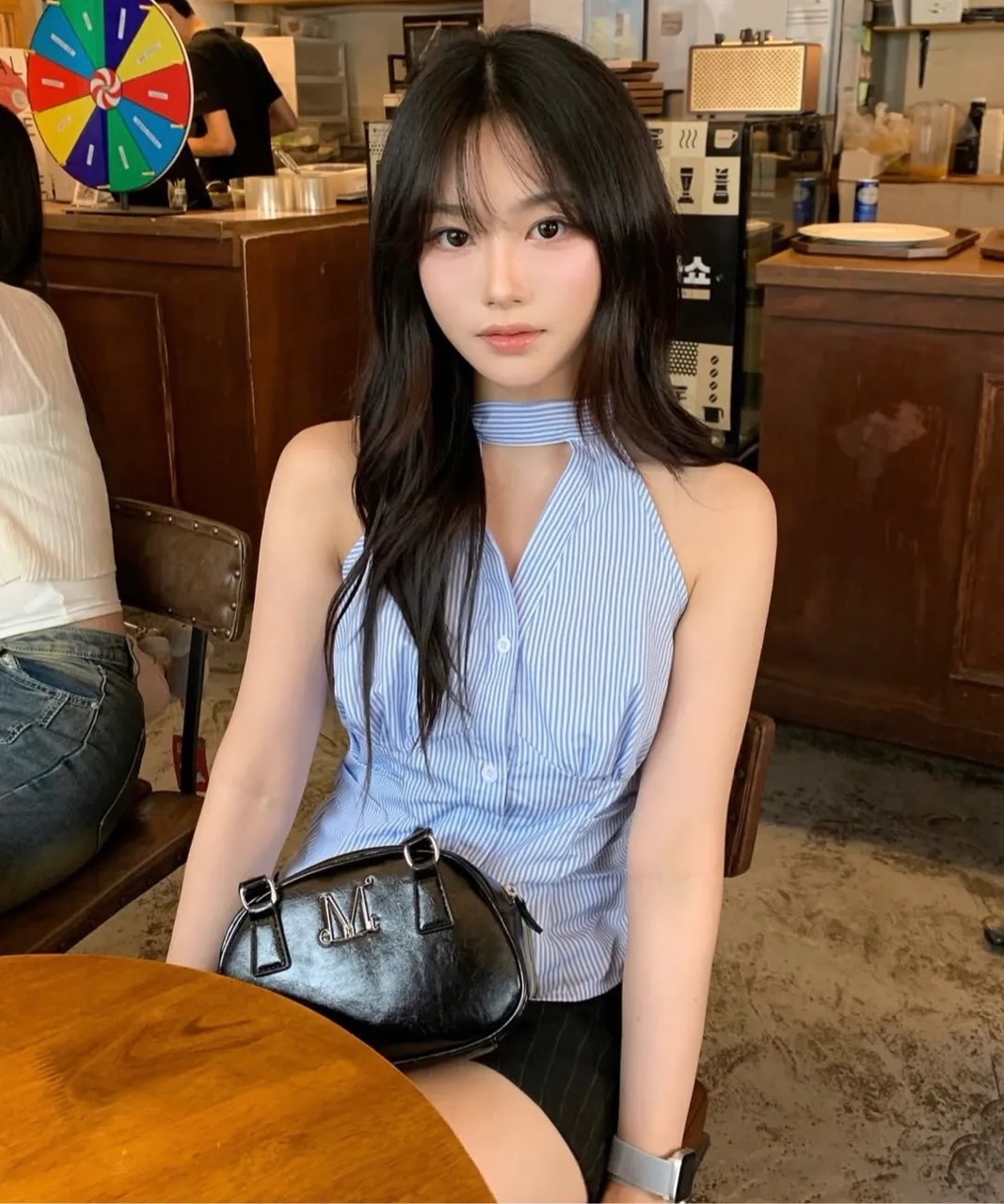 韓國限定🇰🇷 MUCENT NARMETAL LOGO CROSS BAG 迷你 保齡球包 單肩包 手提包 側背包 / 現貨