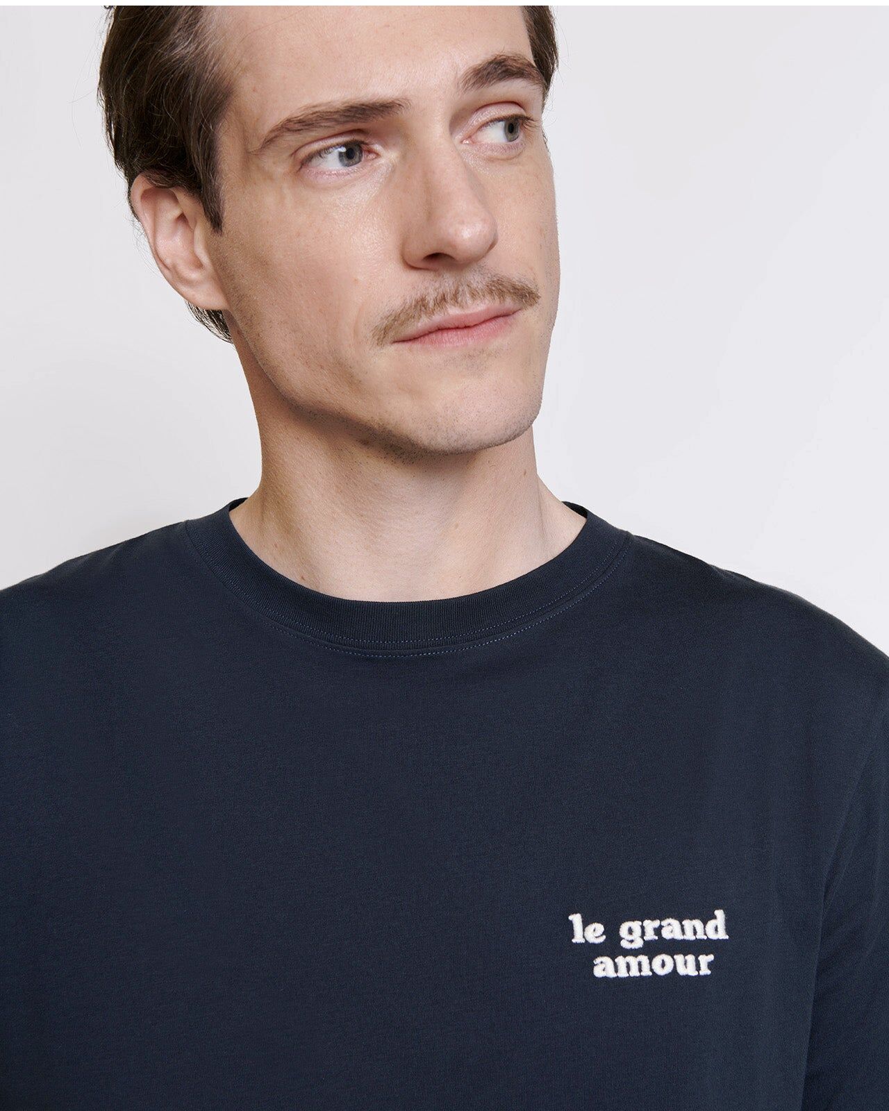 The Great Love Men's Organic Cotton T-shirt — Charcoal | émoi émoi