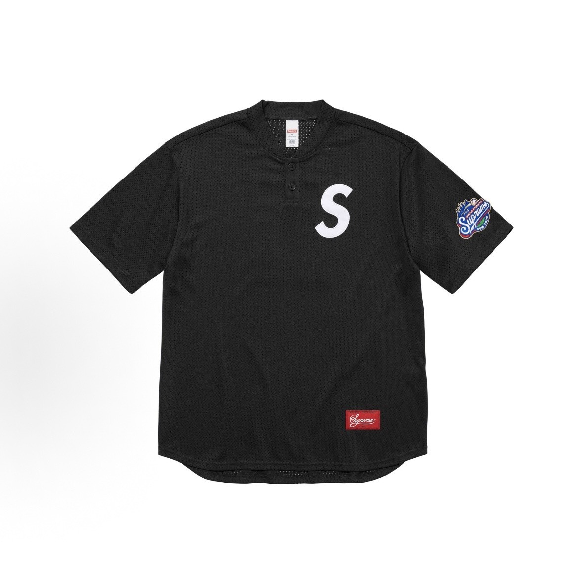 【Focus Store】現貨秒發 Supreme SS25 S Logo Baseball Henley 短袖棒球衫 兩色