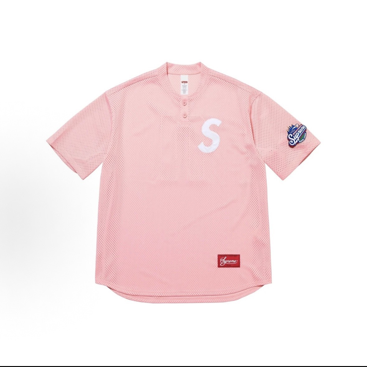 【Focus Store】現貨秒發 Supreme SS25 S Logo Baseball Henley 短袖棒球衫 兩色