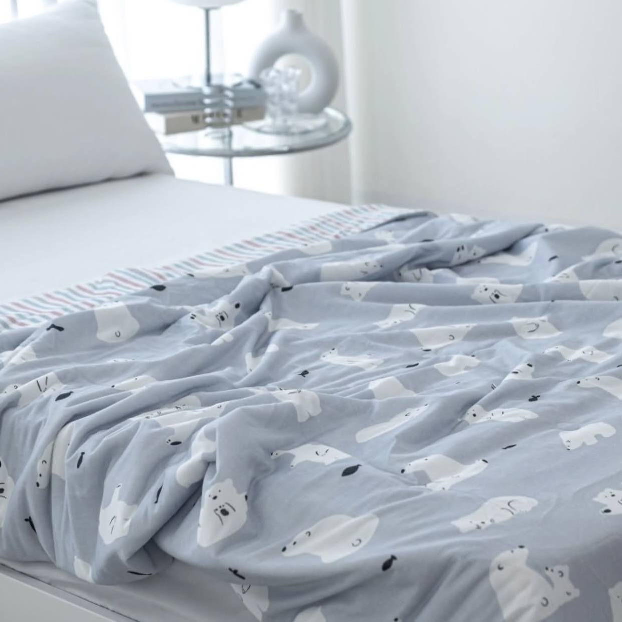 夏日北極熊冰冰涼被