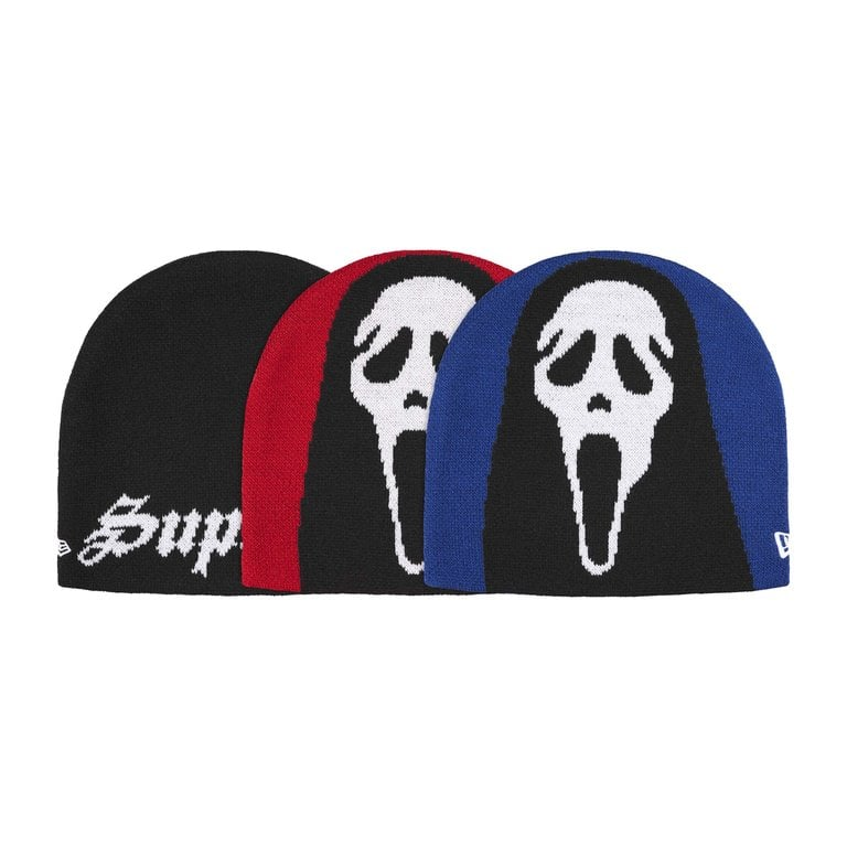 2026SS Supreme New Era Ghostface Beanie 聯名 毛帽 驚聲尖叫 現貨 SS26BN43