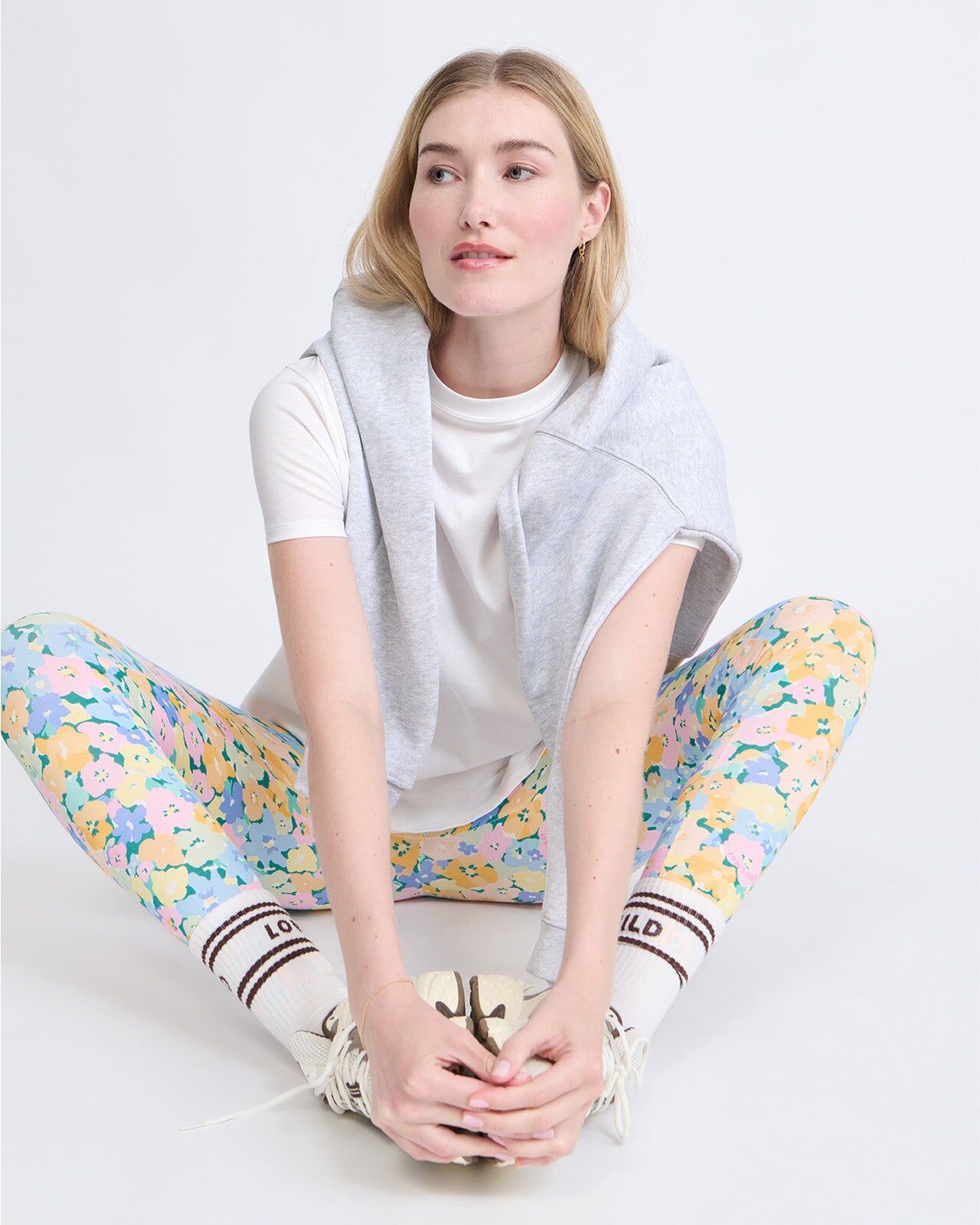 Lola Organic Cotton Legging — Mountain Flowers | émoi émoi