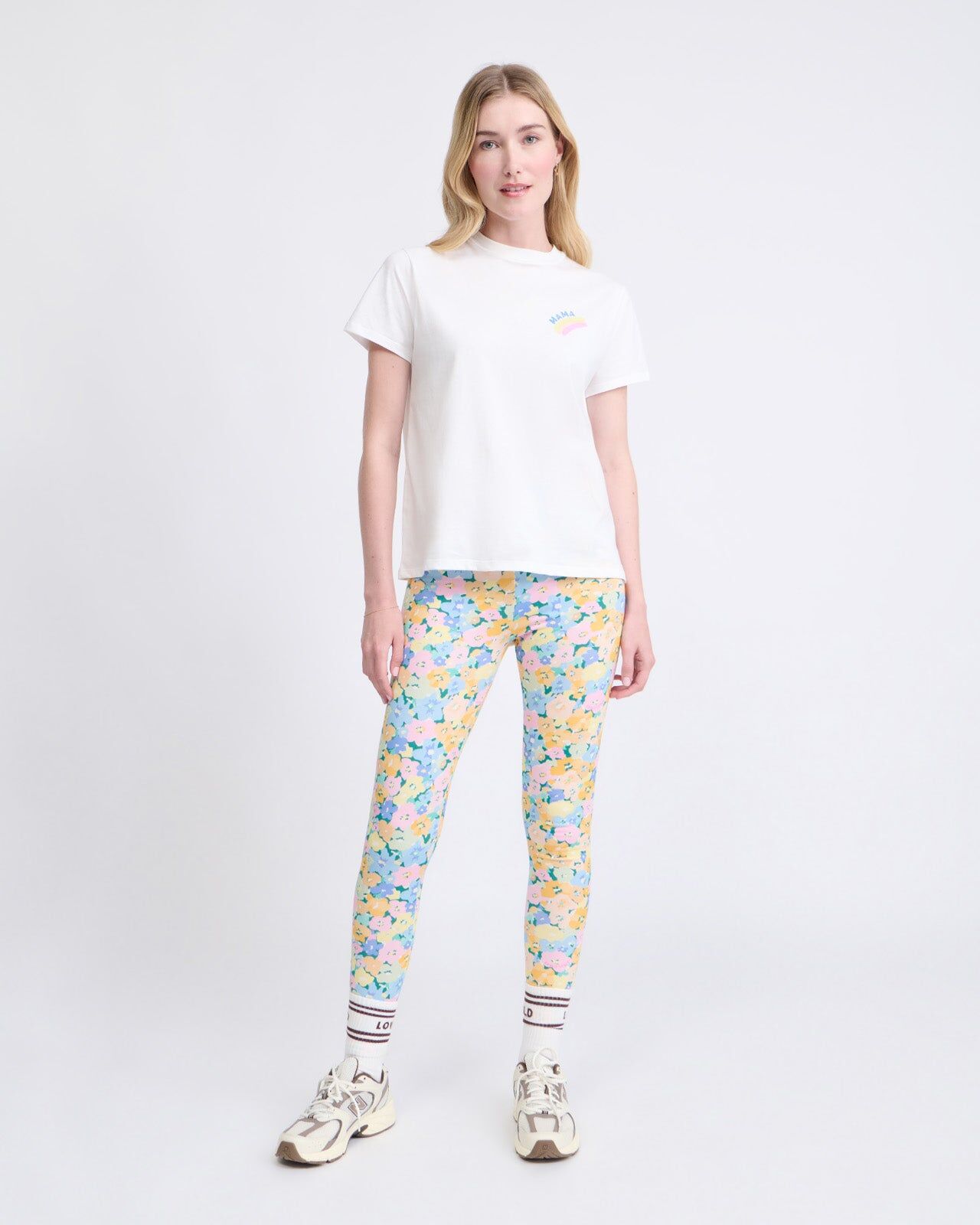 Lola Organic Cotton Legging — Mountain Flowers | émoi émoi