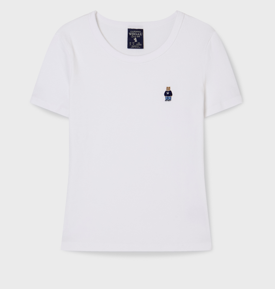 【入LIVECODE一件減至$168😱🔥！】【WHO.A.U春夏開季🔥】Steve Ribbed Short Sleeve T-shirt[B] (4 Colors)