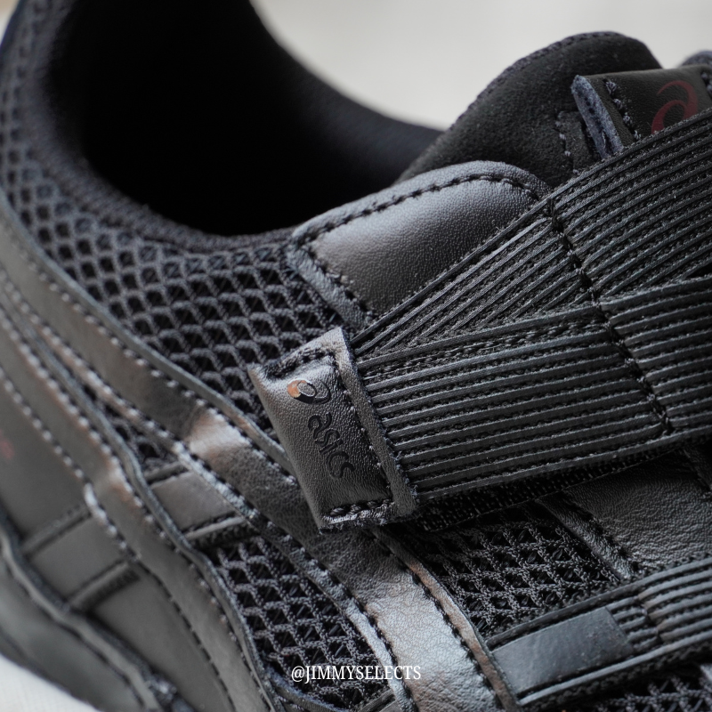 【代購】ISSEY MIYAKE × ASICS HYPER TAPING 聯名限定訓練鞋｜魔鬼氈貼合 薄底輕量 柔軟舒適 機能運動鞋 黑色