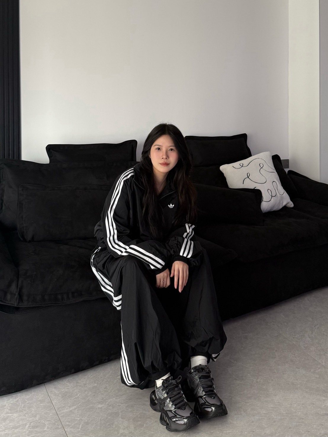 【預購】ADIDAS ADILENIUM 5.0 燈籠袖 寬鬆 經典三線 愛迪達套裝 外套 褲子(KY5045/46 KY5052/53)