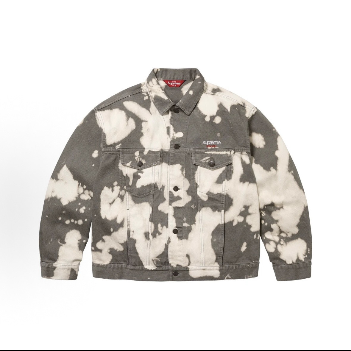 【Focus Store】現貨秒發 Supreme SS25 Archive Denim Trucker Jacket "Bleached" 褪色牛仔外套