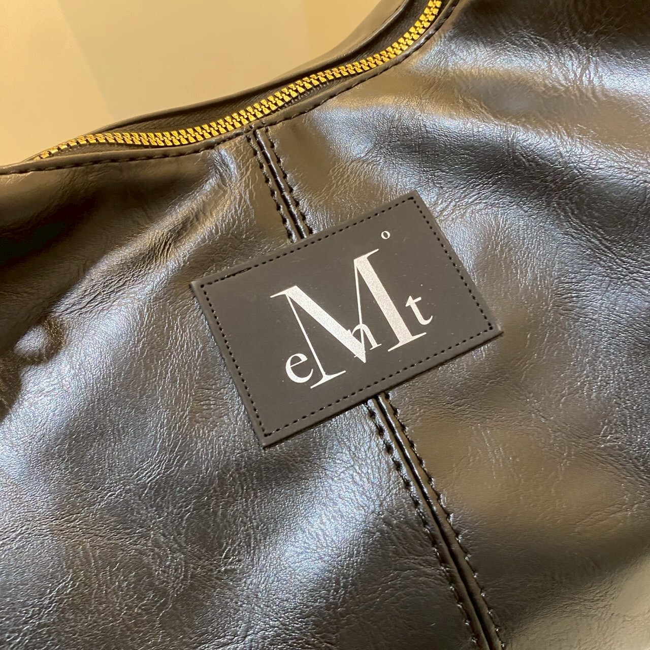 韓國 Mucent Merin Golo Line Shoulder Bag 方形 皮革包