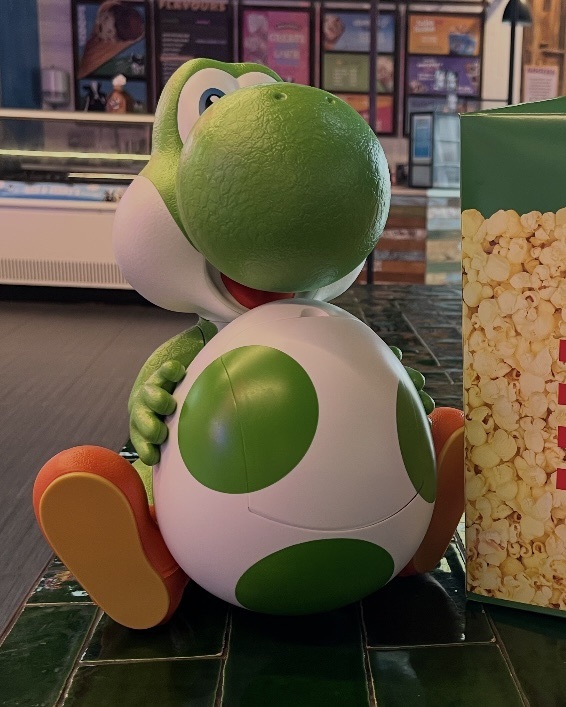 SUPER MARIO YOSHI 任天堂 銀河瑪利歐 樂園 爆米花筒 置物盒 耀西【SM004-YOSHI】